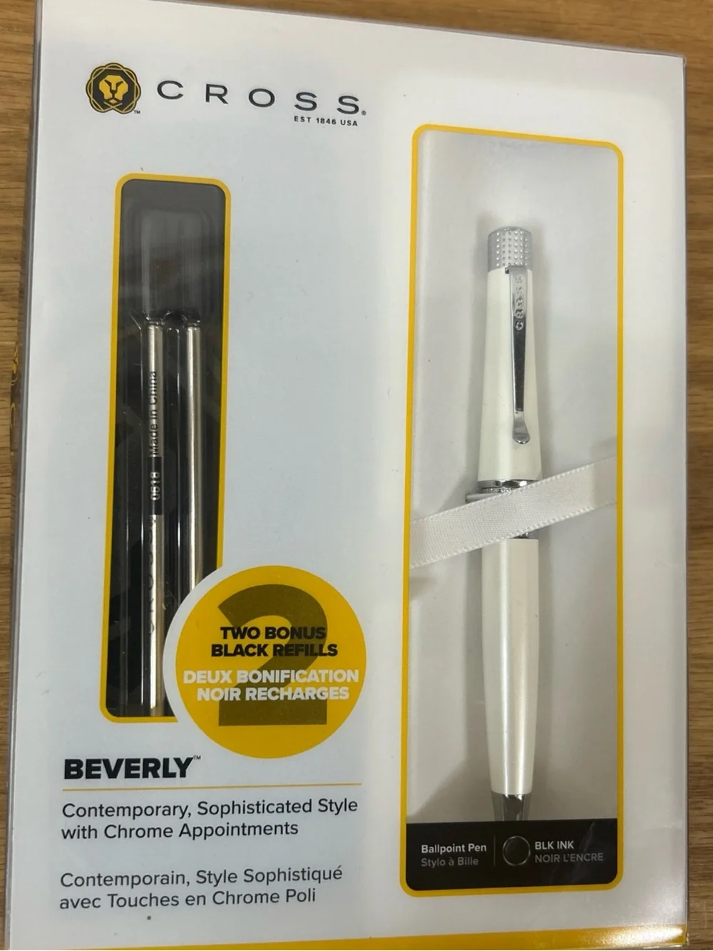 Cross Pearlescent Beverly Ballpoint Pen Gift Set